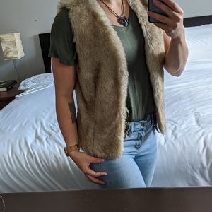 Dynamite Faux Fur vest